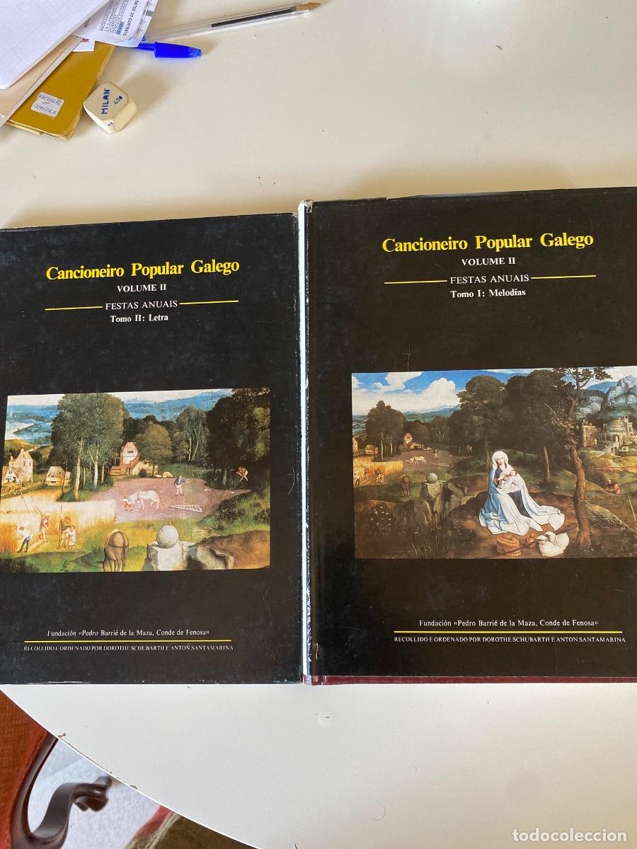 Libros de segunda mano: Cancioneiro popular galego. Volumen II, 2 tomos. Fundaci&oacute;n Barrie de la Maza, 1986