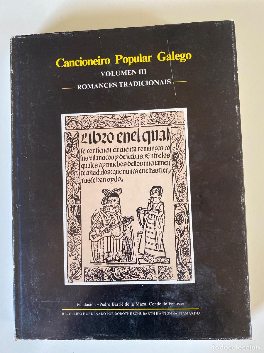 Libros de segunda mano: Cancioneiro popular galego. Volumen III. Fundaci&oacute;n Barrie de la Maza, 1987