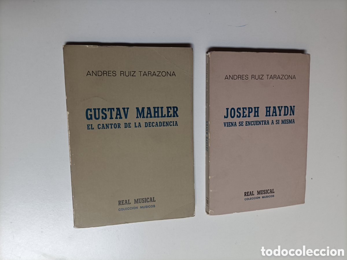 Libros de segunda mano: Lore 2 libros.Mahler el cantor de la decadencia. Haydn Viena se encuentra a s&iacute; misma Andr&eacute;s Ruiz tar