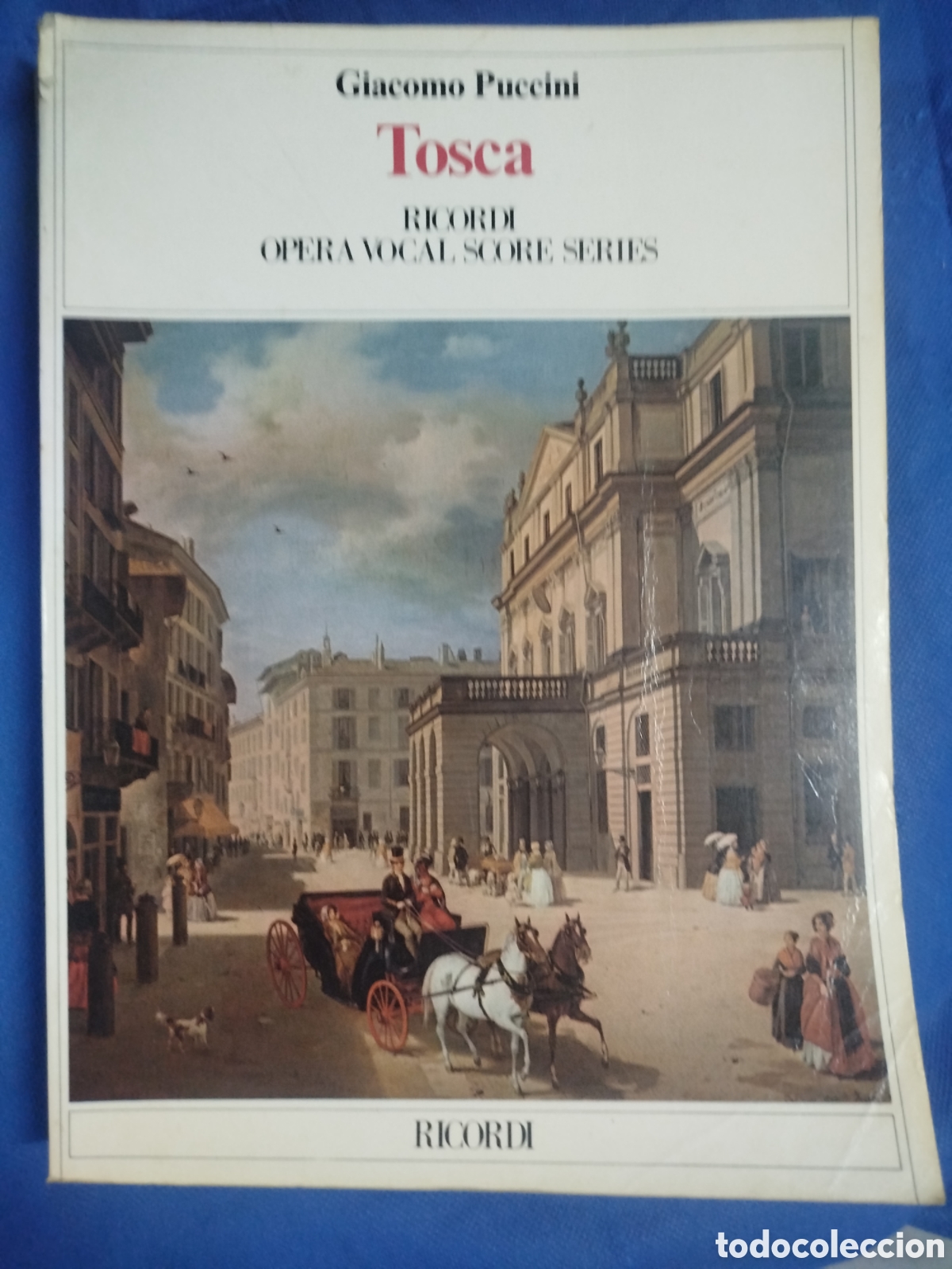 Libros de segunda mano: Giacomo Puccini, Tosca, partitura para voces y piano