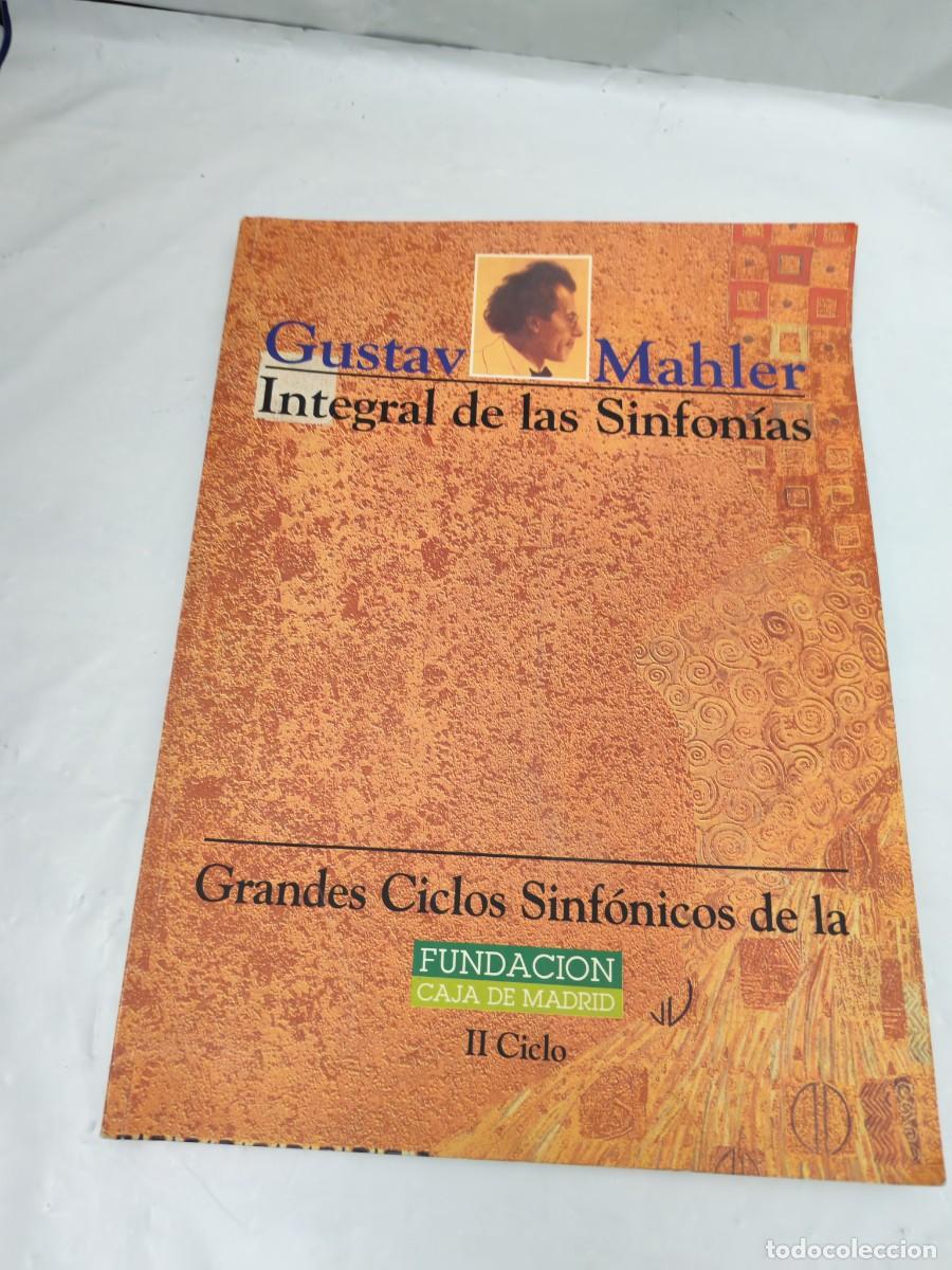 Libri di seconda mano: Gustav Mahler: Integral de las sinfon&iacute;as, Grandes ciclos sinf&oacute;nicos de la Fundaci&oacute;n Caja de Madrid