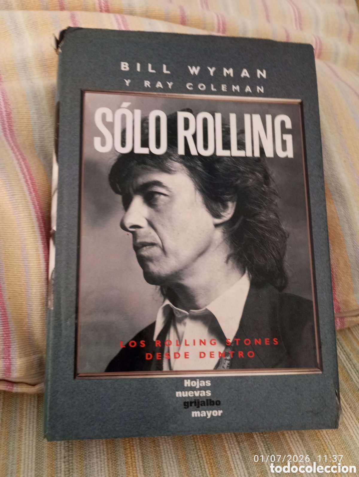 Libros de segunda mano: SOLO ROLLING . Bill Wyman . Los Rolling Stones desde dentro . Grijalbo