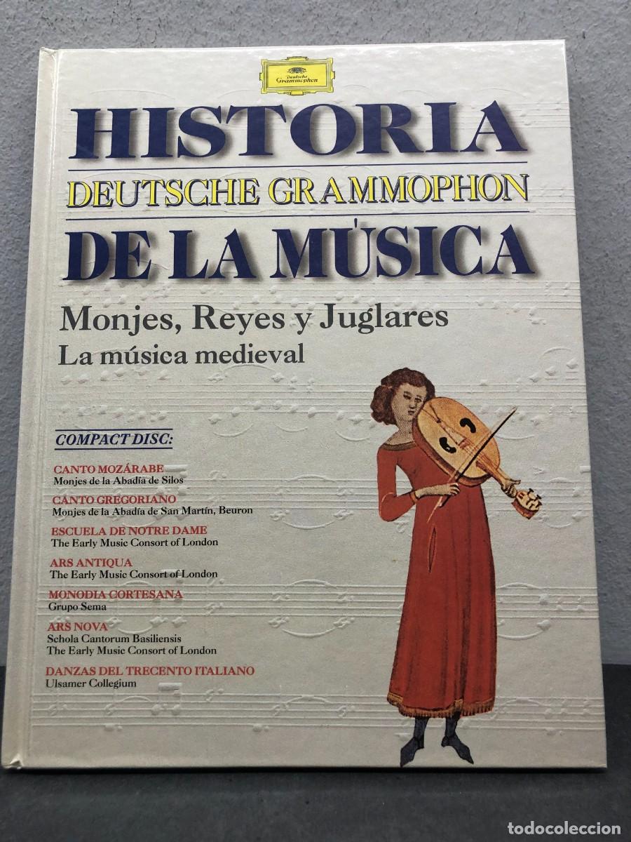Libros de segunda mano: HISTORIA DE LA M&Uacute;SICA - MONJES, REYES Y JUGLARES - LA M&Uacute;SICA MEDIEVAL - EDILIBRO - INCLUYE CD / 1313
