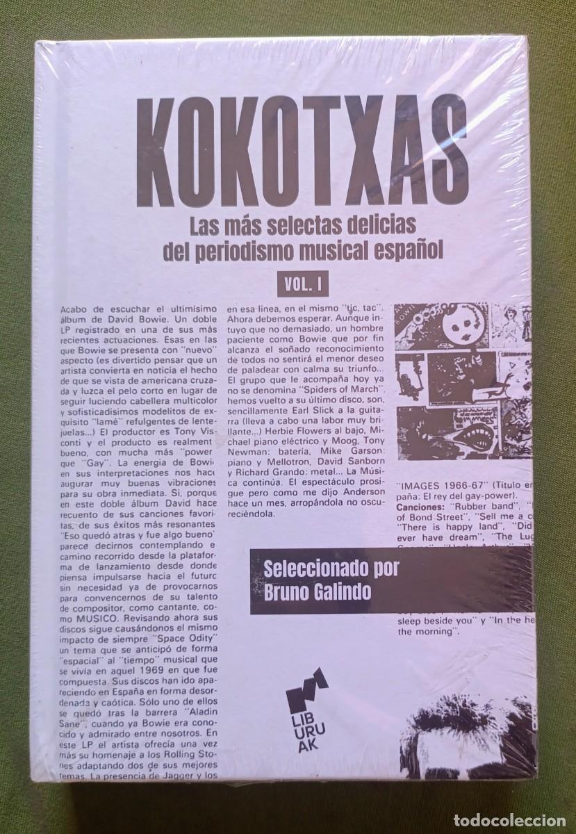 Libros de segunda mano: PRECINTADO - KOKOTXAS - LAS M&Aacute;S SELECTAS DELICITAS DEL PERIODISMO MUSICAL ESPA&Ntilde;OL - BRUNO GALINDO.