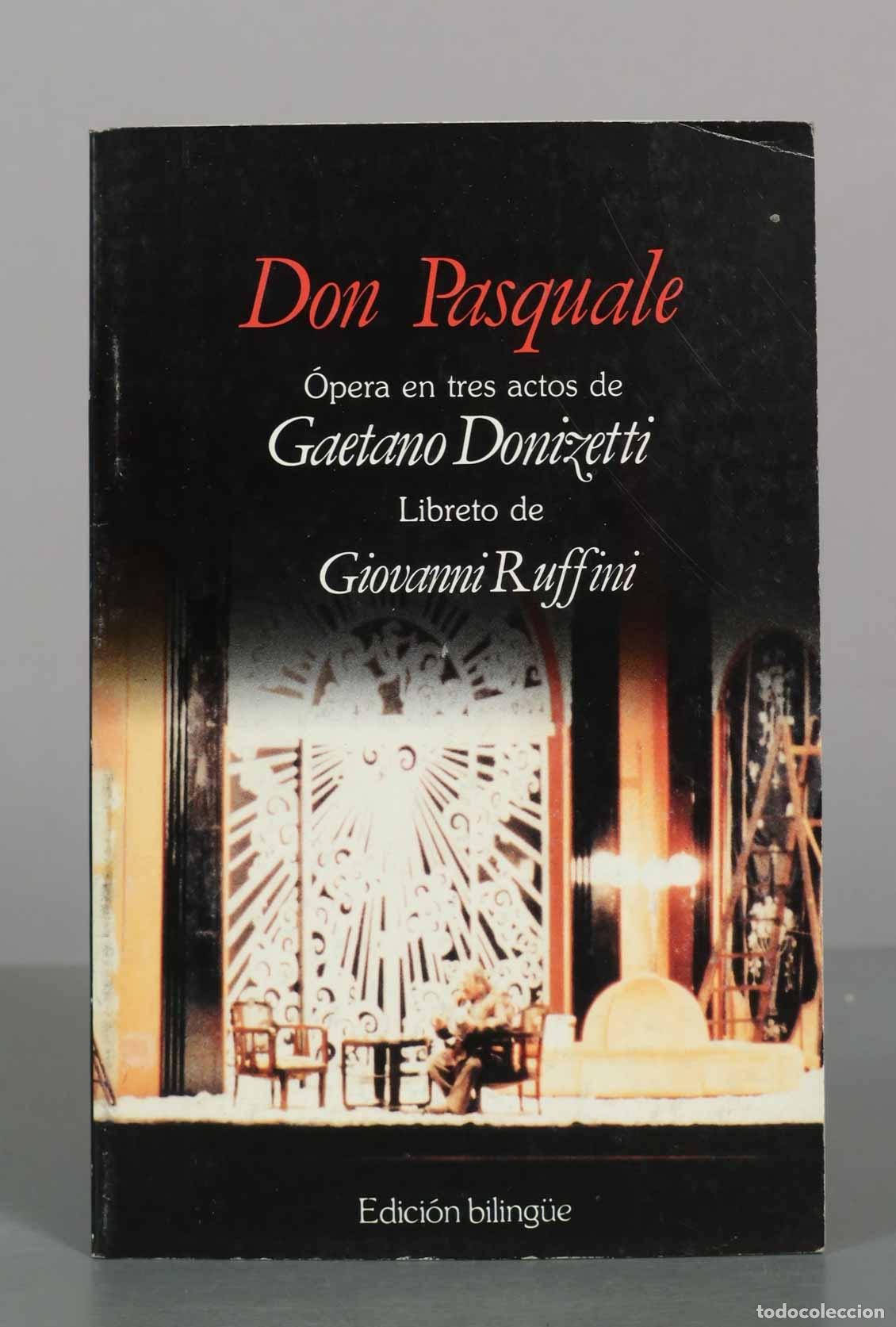 Libros de segunda mano: Don Pasquale - Gaetano Donizetti, Giovanni Ruffini