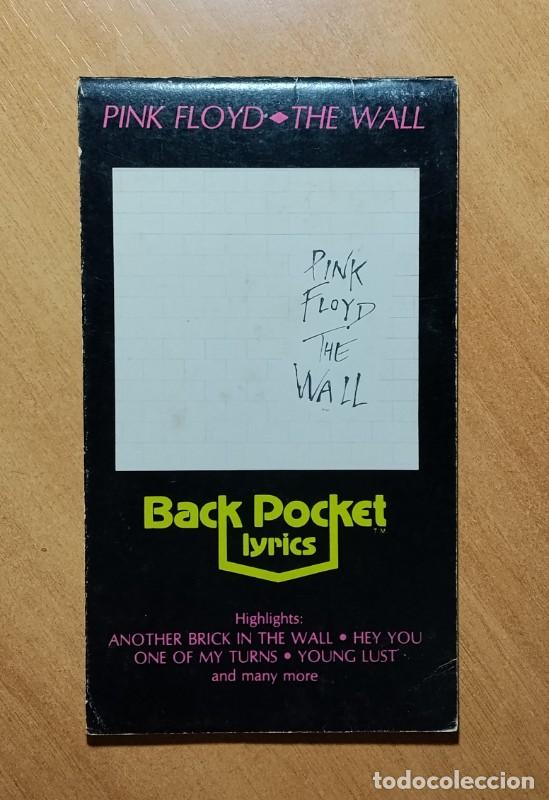 Libros de segunda mano: PINK FLOYD - THE WALL: Back Pocket, lyrics - Hal Leonard Publishing Corporation - 1981