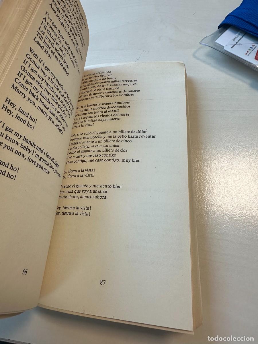 Libros de segunda mano: Jim Morrison - Canciones (Espiral) - Foto 5