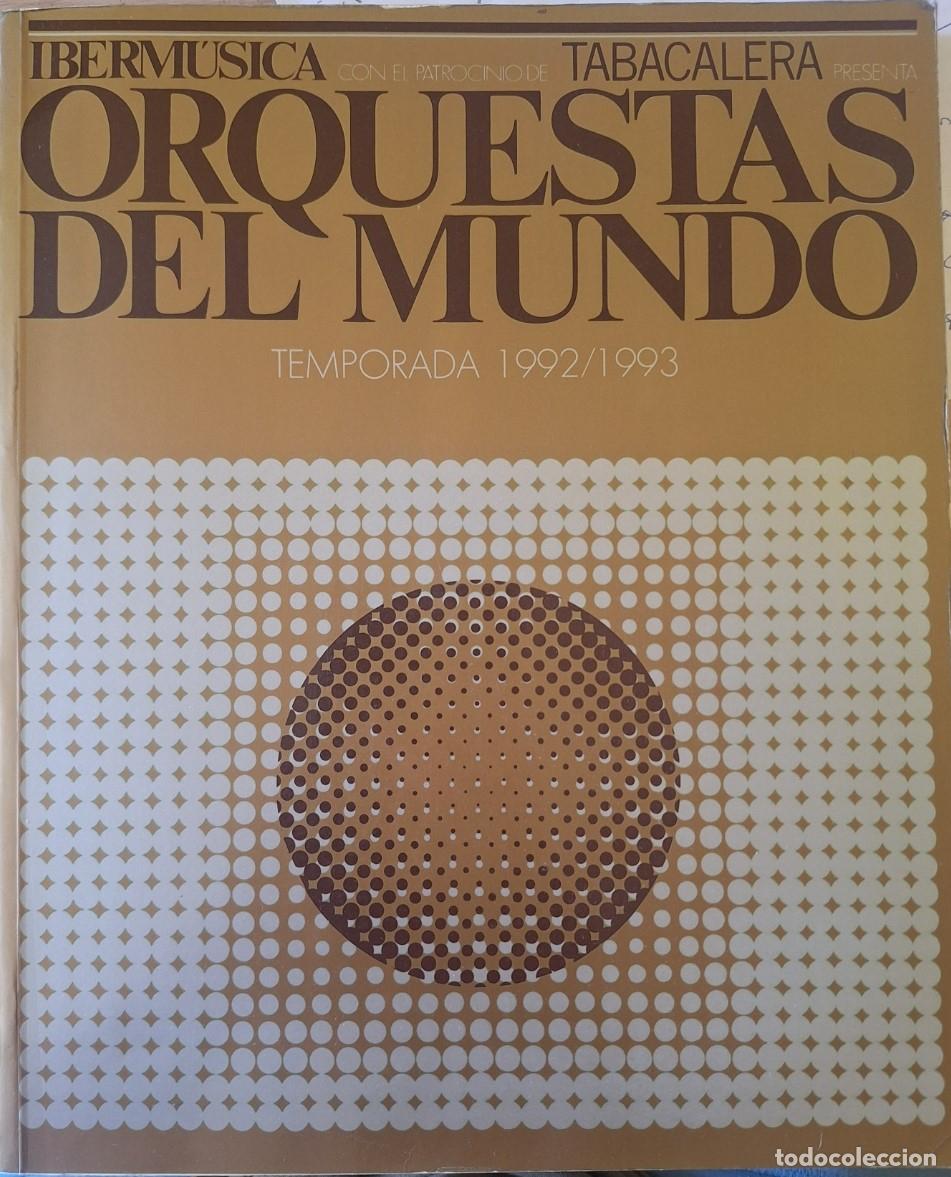 Libros de segunda mano: ORQUESTAS DEL MUNDO. TEMPORADA 1992/1993. -