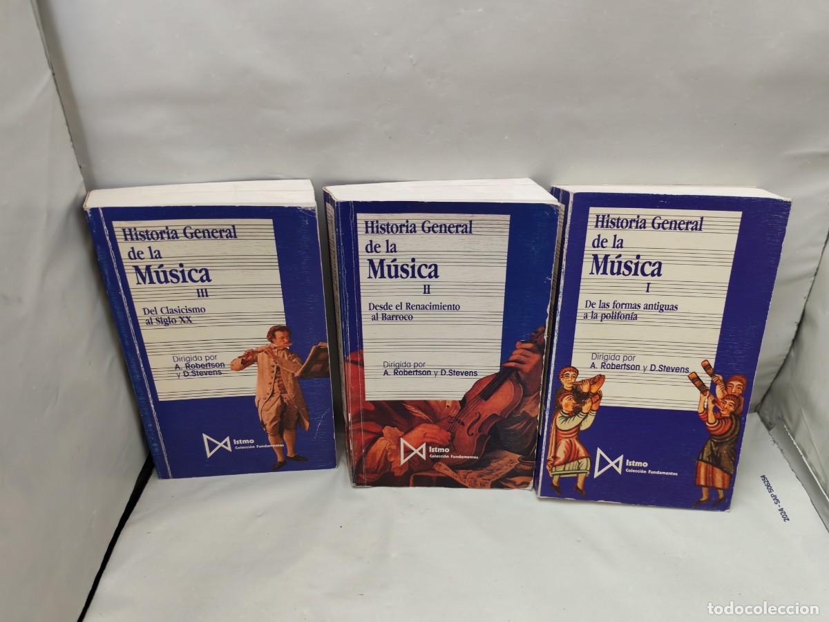 Gebrauchte B&uuml;cher: Historia general de la M&uacute;sica, Tomos I, II y III (Obra completa en 3 tomos)