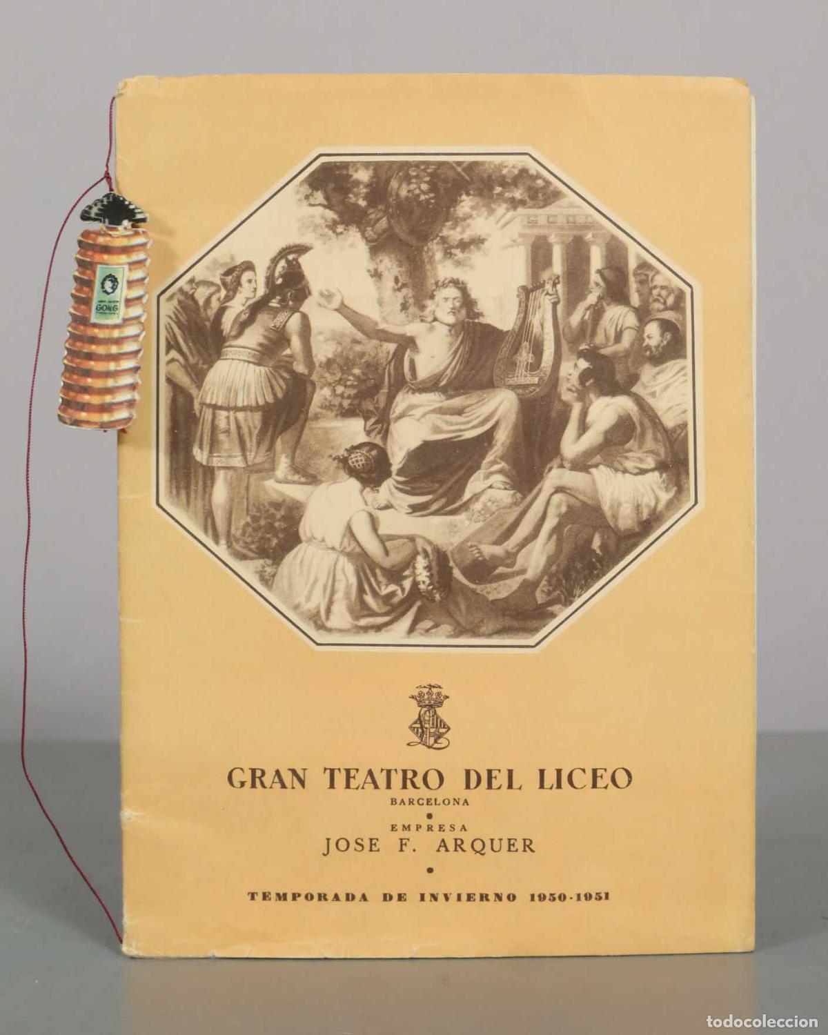 Libri di seconda mano: Gran Teatro del Liceo Barcelona - Programa de mano - Temporada de invierno - 1950-1951