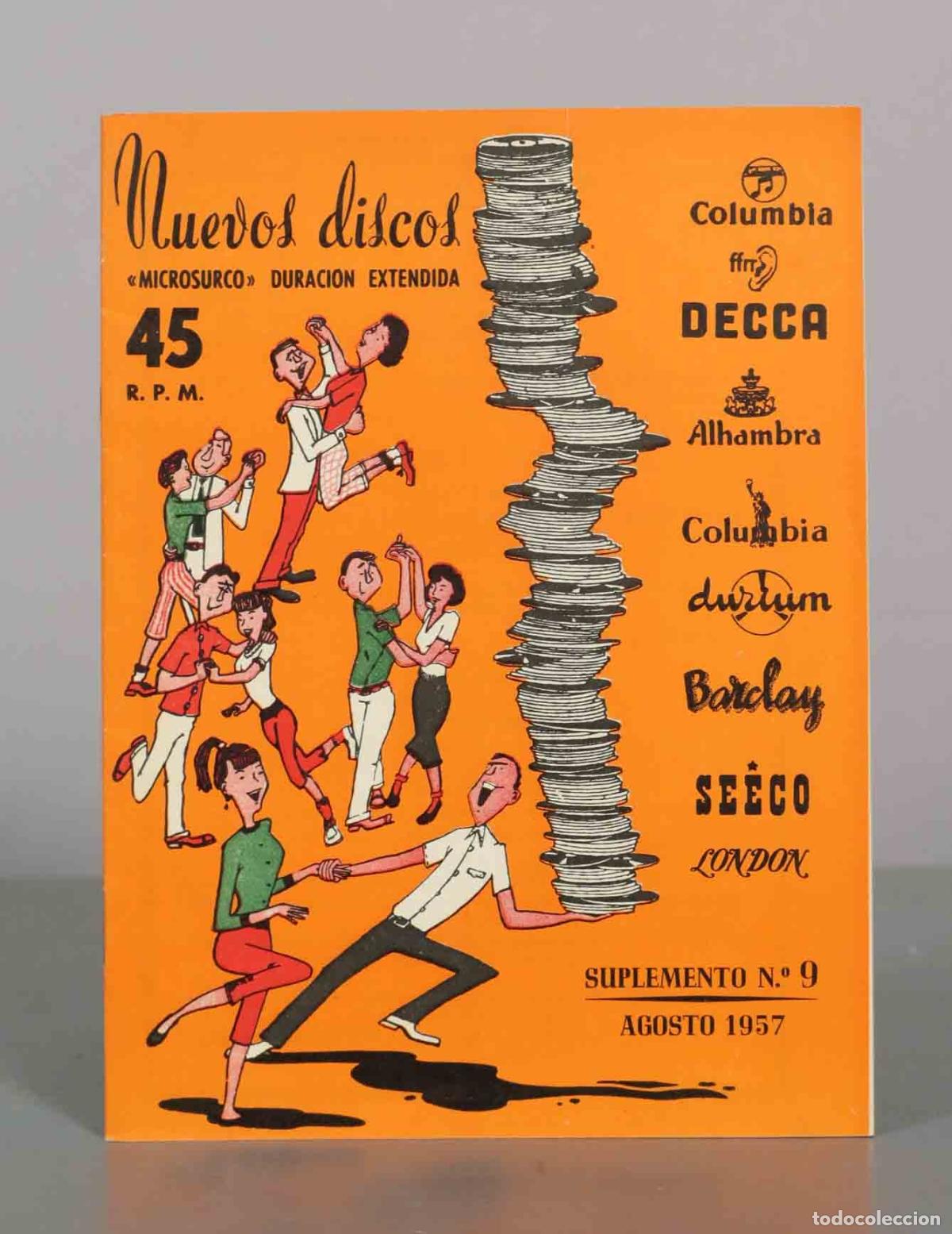 Libri di seconda mano: Nuevos Discos - Columbia, Decca, Alhambra SUPLEMENTE 9 AGOSTO 1957