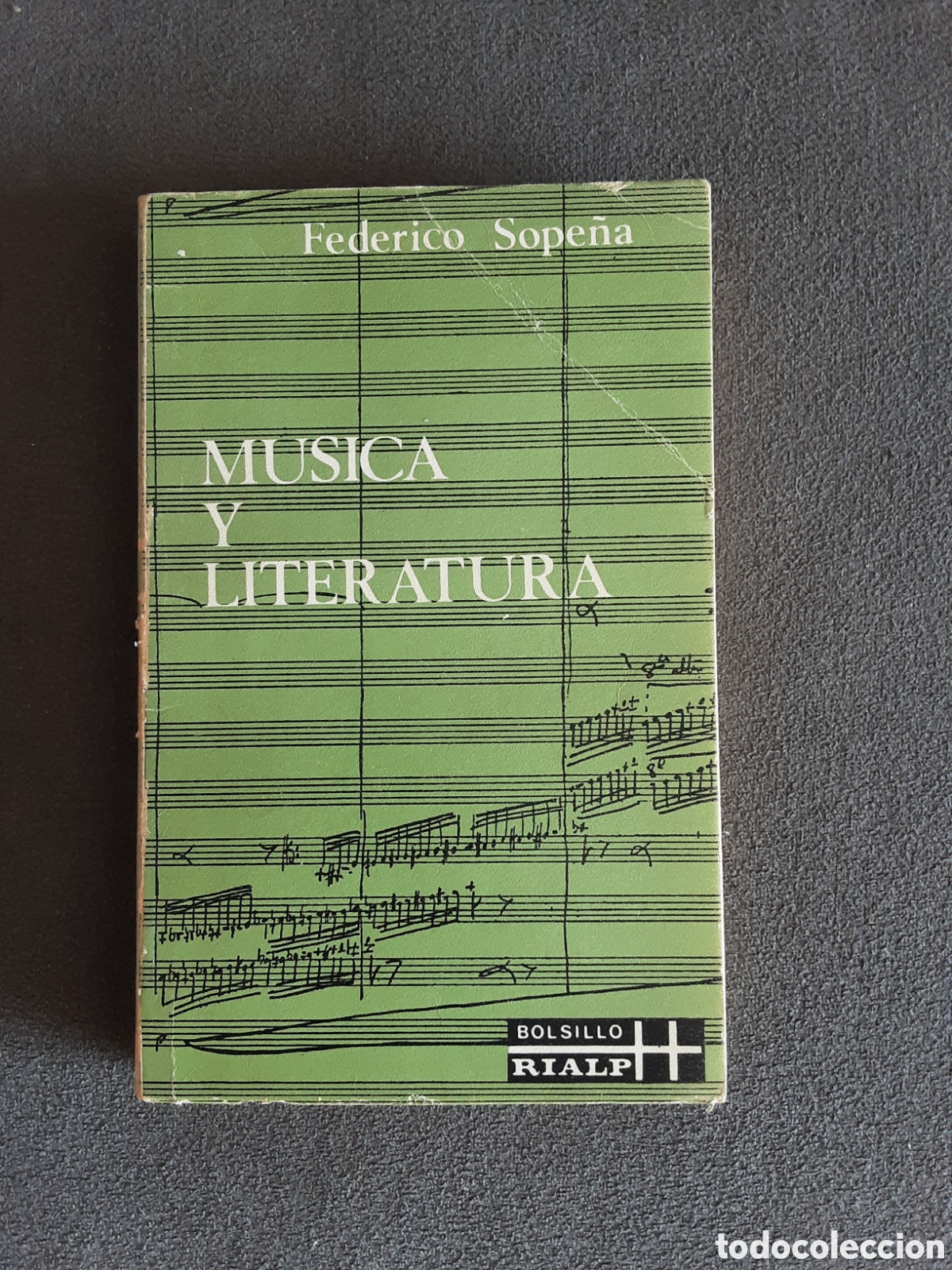 Libros de segunda mano: MUSICA Y LITERATURA POR FEDERICO SOPE&Ntilde;A 1974