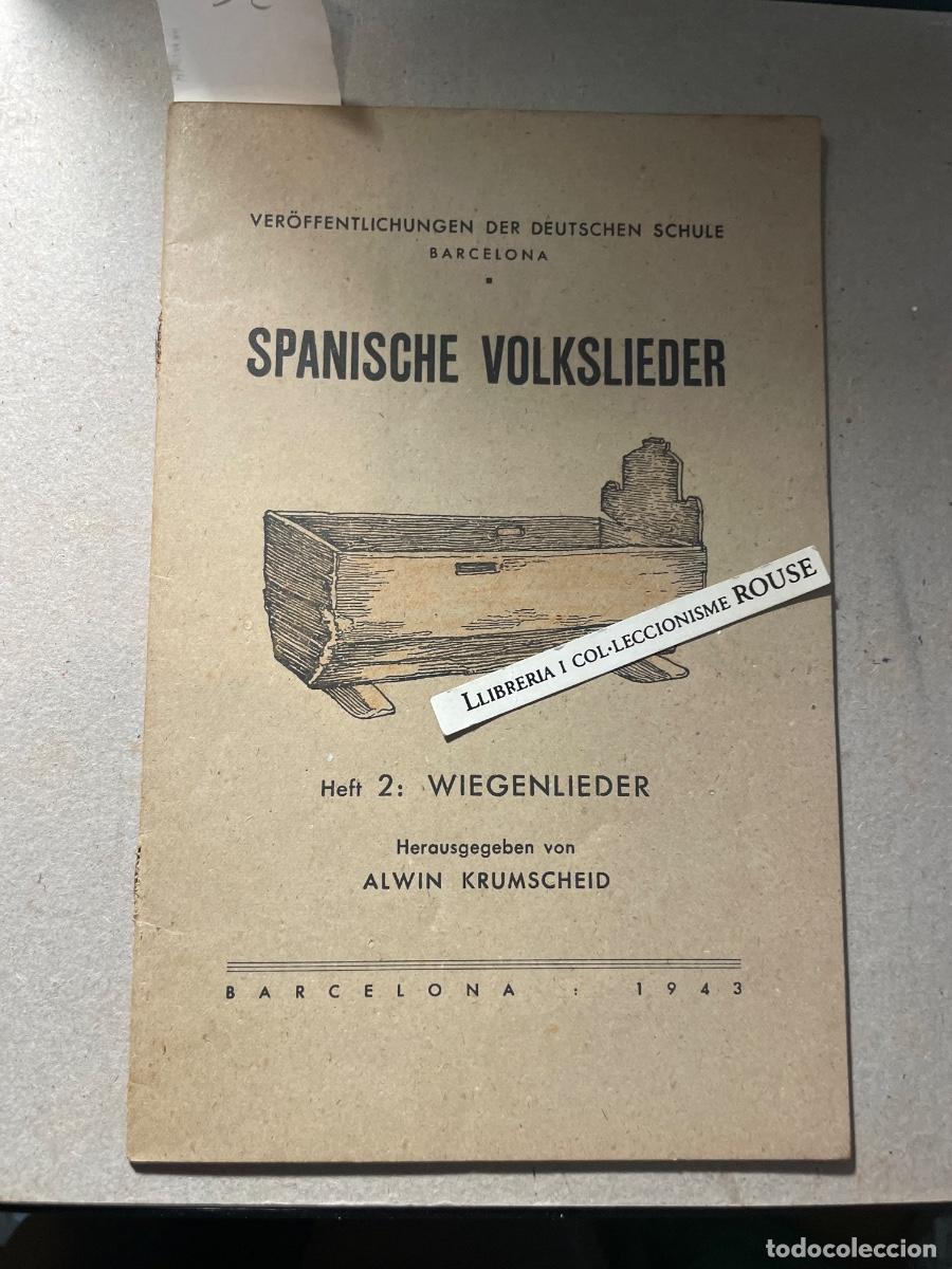 Libros de segunda mano: MUSICA - LIBRO SOBRE CANCIONES NAVIDE&Ntilde;AS Y POPULARES ESPA&Ntilde;OLAS - HELT 2 SPANISCHE VOLKSLIEDER