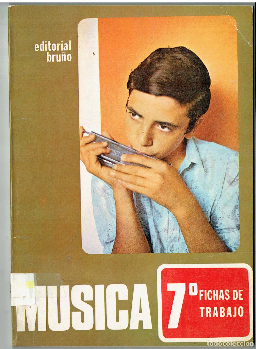 Libros de segunda mano: M&Uacute;SICA. 7&ordm;. FICHAS DE TRABAJO. EDITORIAL BRU&Ntilde;O. 1971.(Z/32.2)
