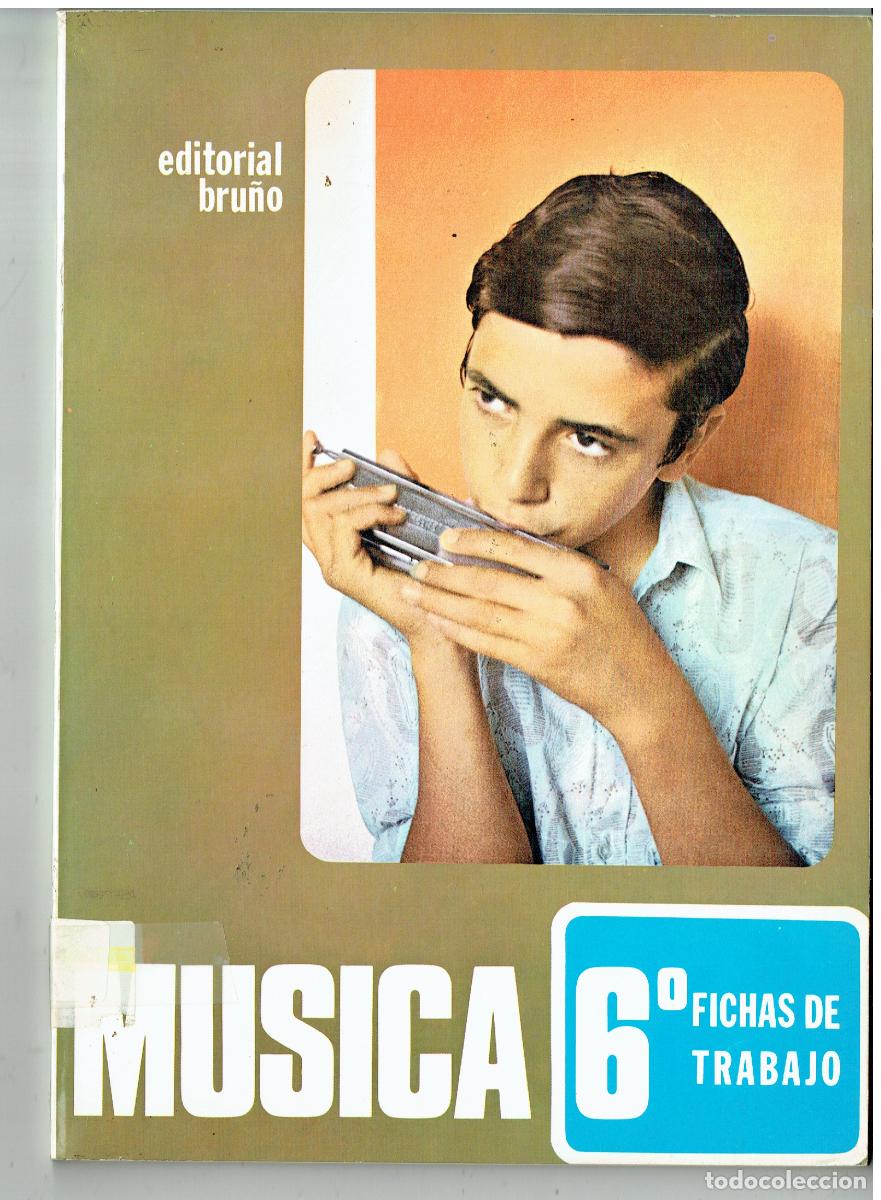 Libros de segunda mano: M&Uacute;SICA. 6&ordm;. FICHAS DE TRABAJO. EDITORIAL BRU&Ntilde;O. 1973.(Z/32.2)
