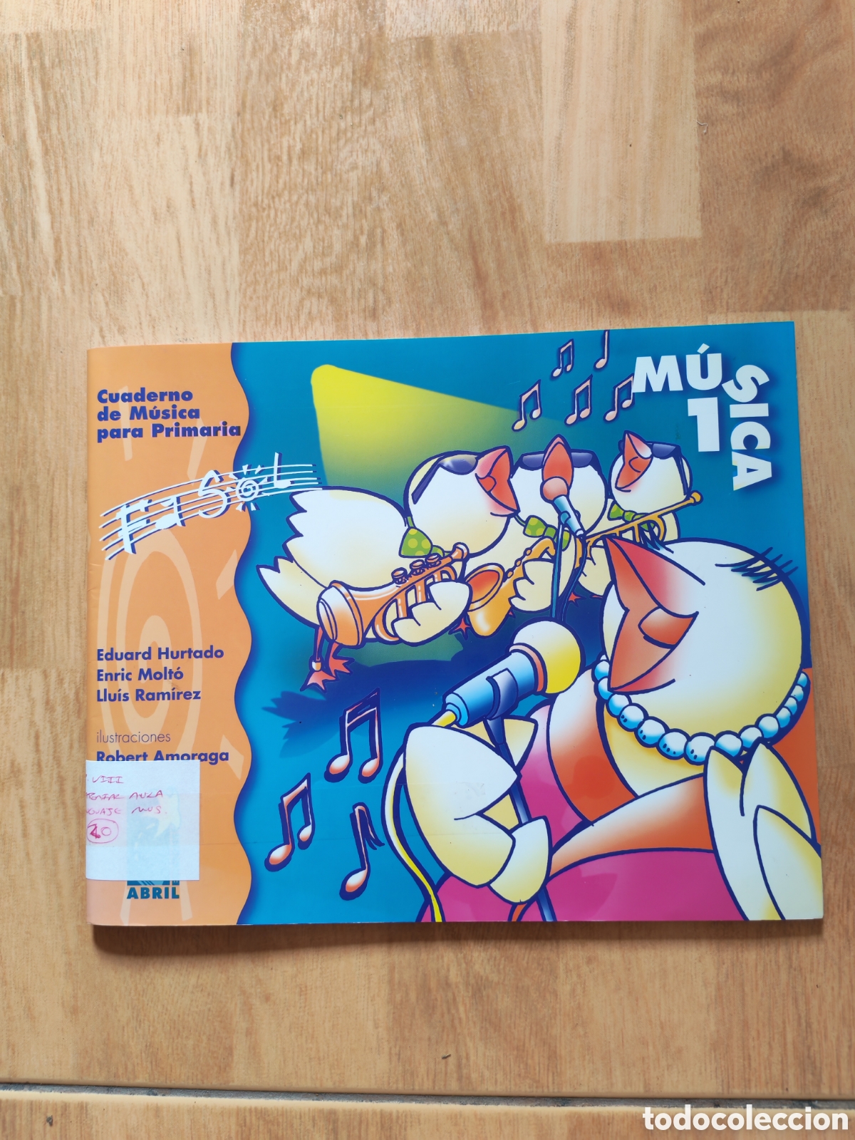 Libros de segunda mano: Cuaderno de m&uacute;sica para primaria volumen uno