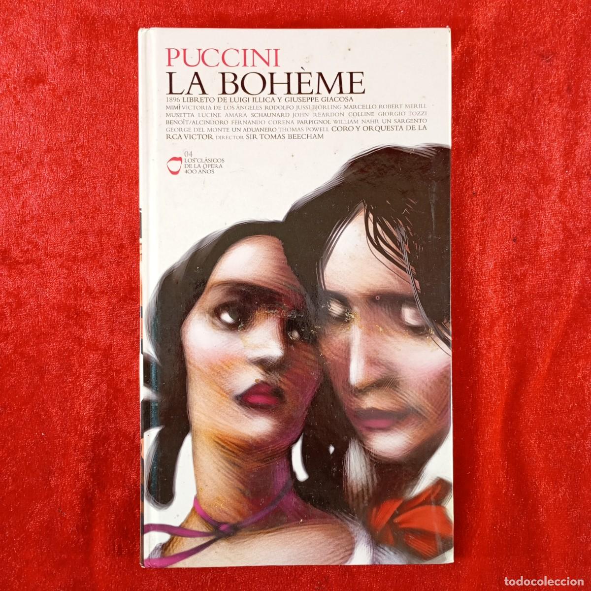 Libros de segunda mano: PUCCINI - LA BOH&Egrave;ME - LIBRETO DE LUIGI ILLICA Y GIUSEPPE GIACOSA - INCLUYE 2 CDs / 1945