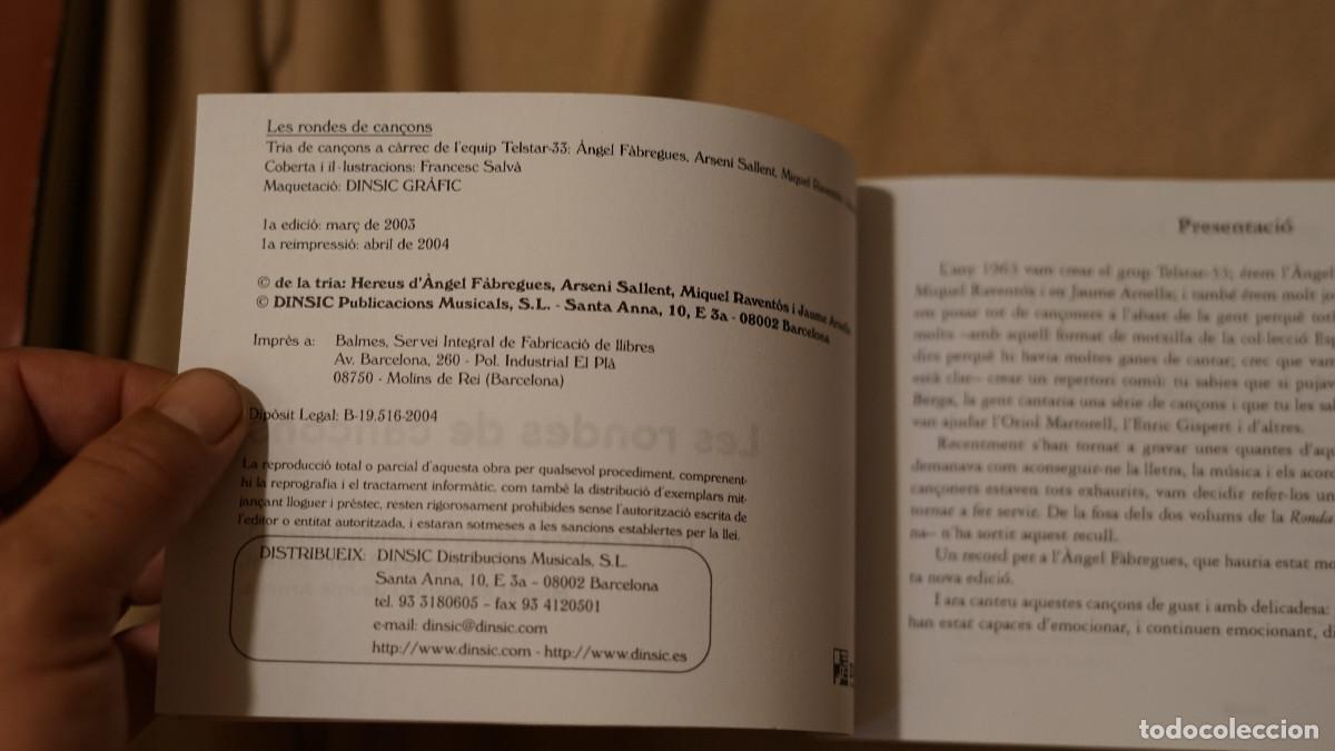 Libros de segunda mano: Les rondes de can&ccedil;ons - Dinsic 2004 - Foto 2