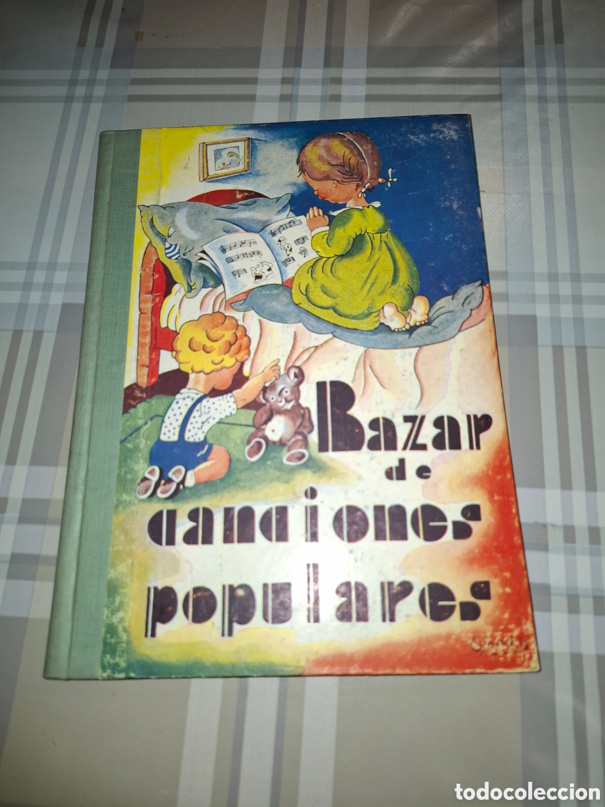 Libros de segunda mano: Bazar de canciones populares, ilustraciones Guollermo Sanchis, partituras ilustradas