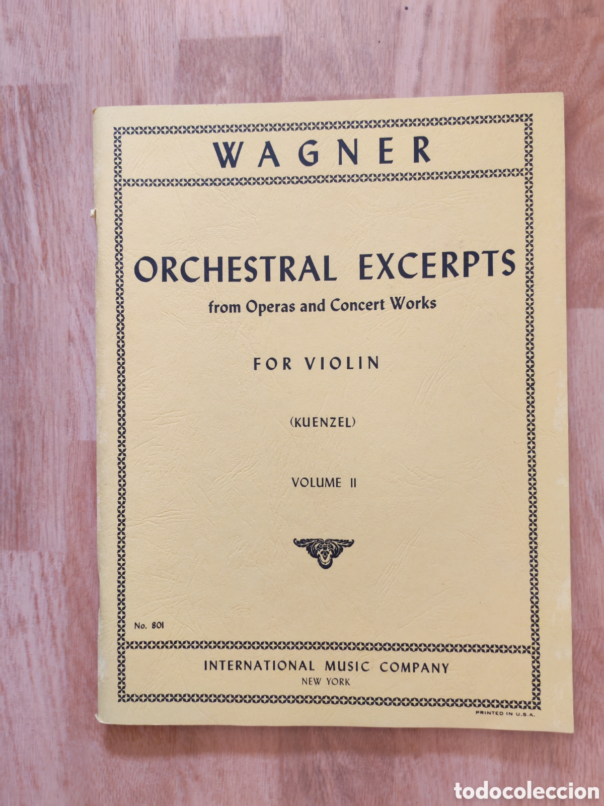Libros de segunda mano: Orchestral excerpts for violin- volumen II