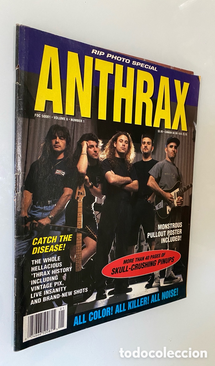 Second hand books: Rip Photo Special Vol.6, n&ordm; 1: Anthrax - VV.AA.