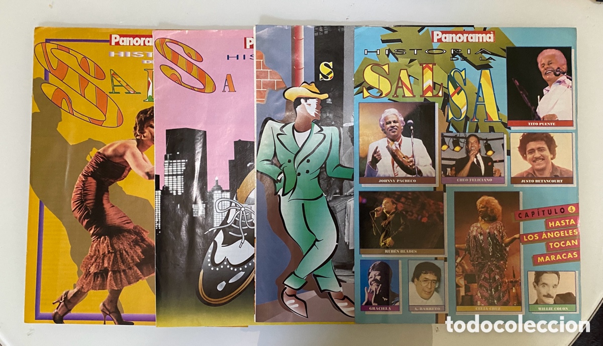 Second hand books: Historia de la Salsa n&ordm; 1, 2, 3 y 4 (fasc&iacute;culos de Panorama) - VV.AA.