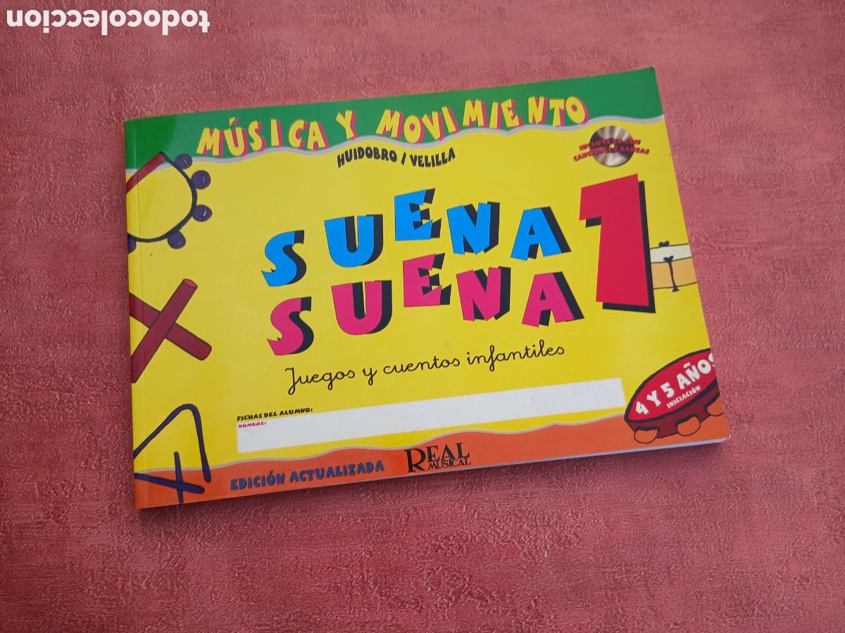 Libros de segunda mano: Suena, suena 1. M&uacute;sica y movimiento. Juego y cuentos infantiles. Huidobro / Velilla.