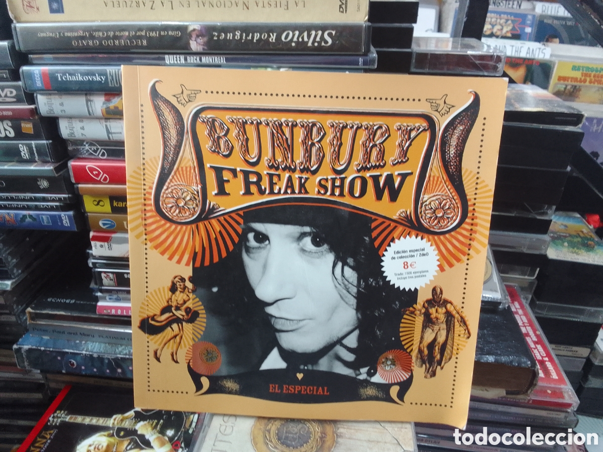 Libros de segunda mano: Bunbury freak show,el especial,1500 ejemplares