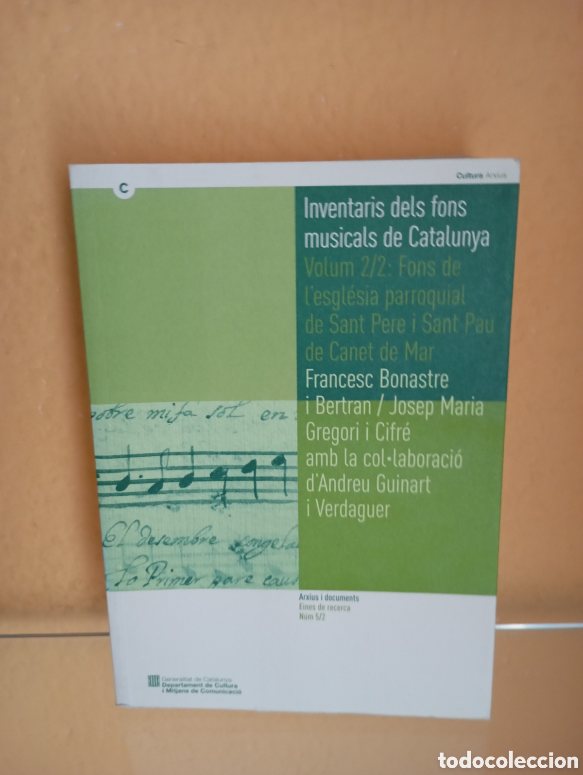 Libros de segunda mano: Inventaris Dels fons musicals de Catalunya