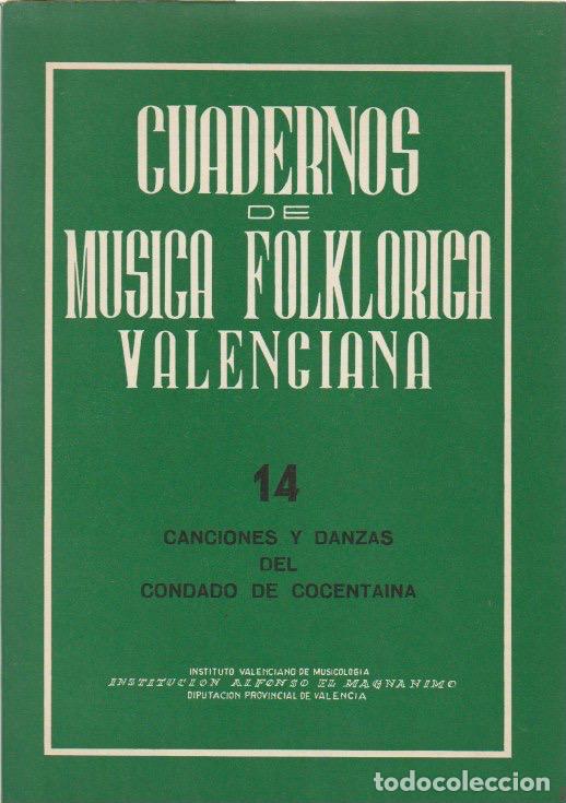 Libros de segunda mano: * ALICANTE * FOLKLORE * Canciones y danzas del condado de Cocentaina - 1968