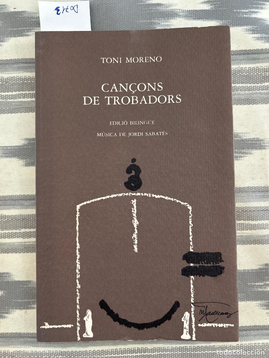 Gebrauchte B&uuml;cher: CAN&Ccedil;ONS DE TROBADORS, TONI MORENO, EDICIO BILINGUE