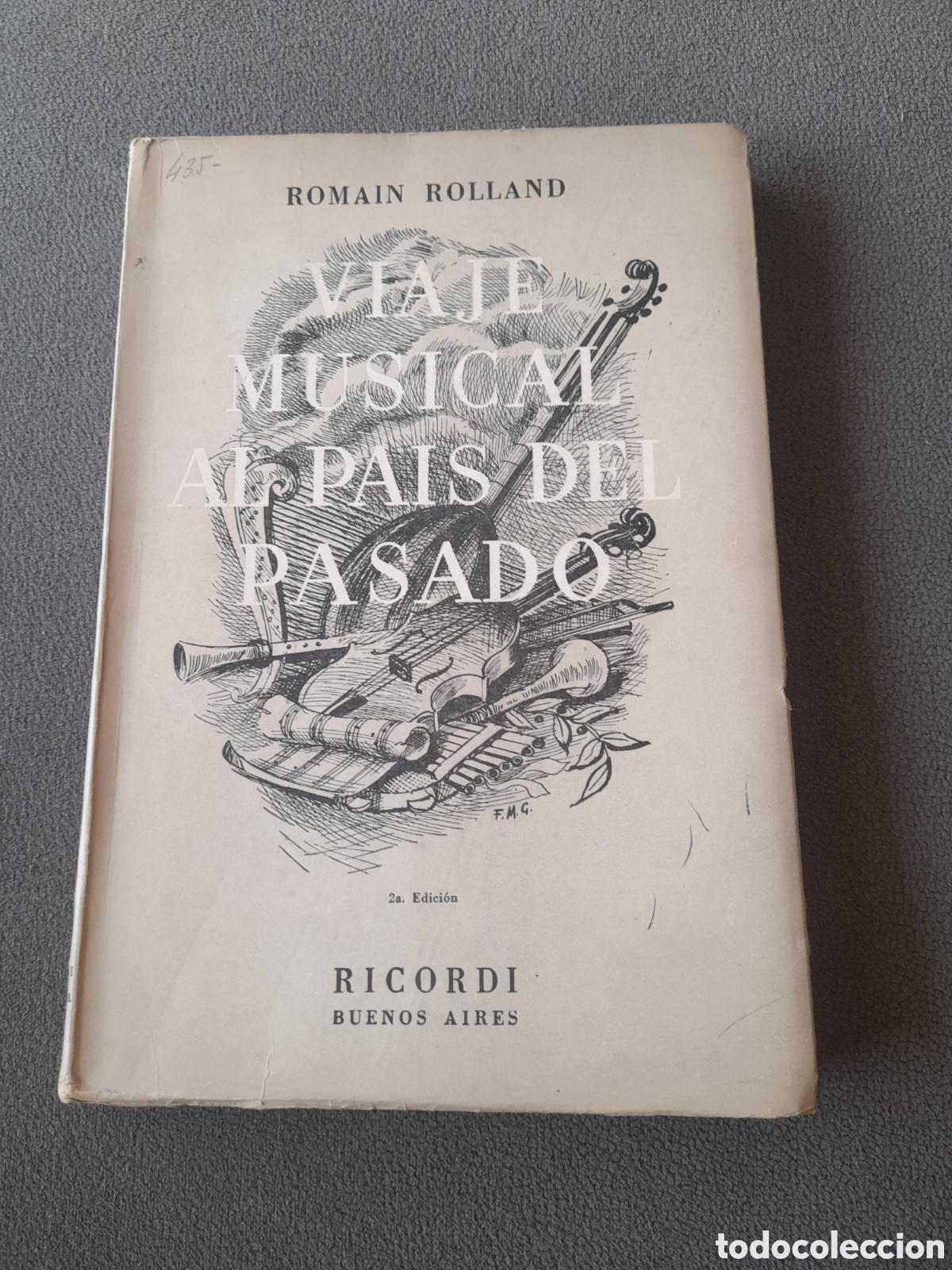 Libros de segunda mano: Viaje musical al pa&iacute;s del pa&iacute;s del pasado por Romain Rolland segunda edici&oacute;n