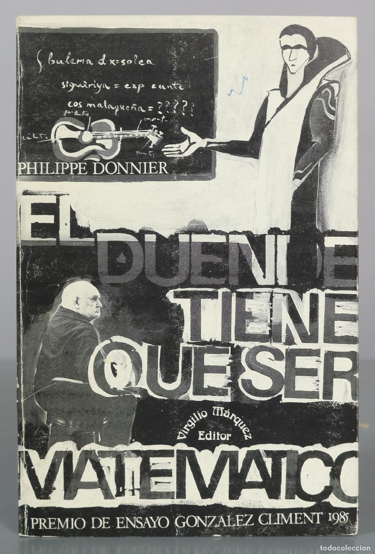 Libros de segunda mano: El duende tiene que ser matem&aacute;tico - Philippe Donnier - Virgilio M&aacute;rquez Editor