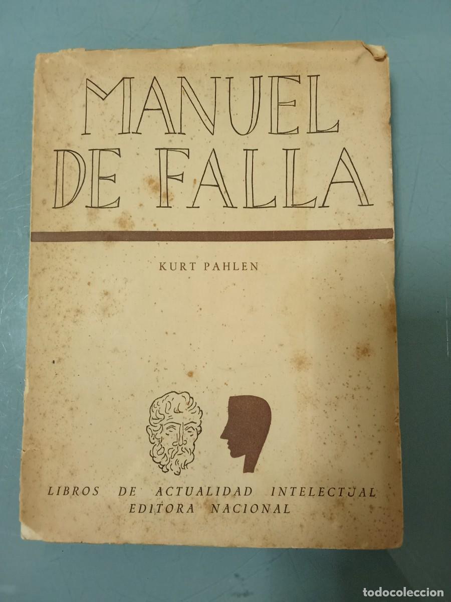 Libros de segunda mano: MANUEL DE FALLA - Pahlen