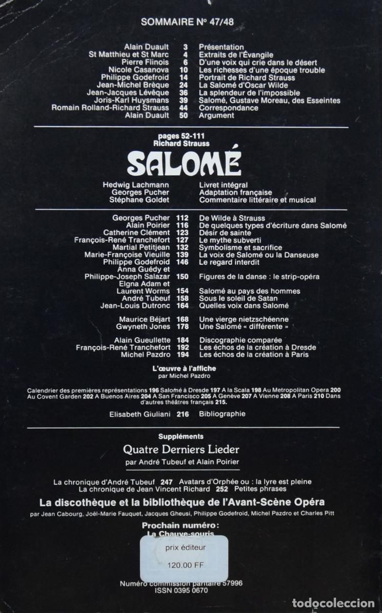 Libros de segunda mano: SALOM&Eacute; - STRAUSS ----- - Foto 2