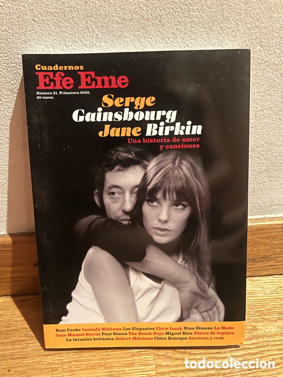 Libros de segunda mano: Cuadernos Efe Eme n&uacute;mero 31 Serge Gainsbourg Jane Birkin