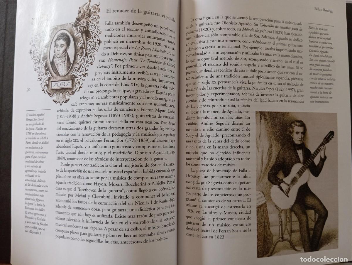 Libros de segunda mano: FALLA RODRIGO LIBRO + 2 CD - Foto 4