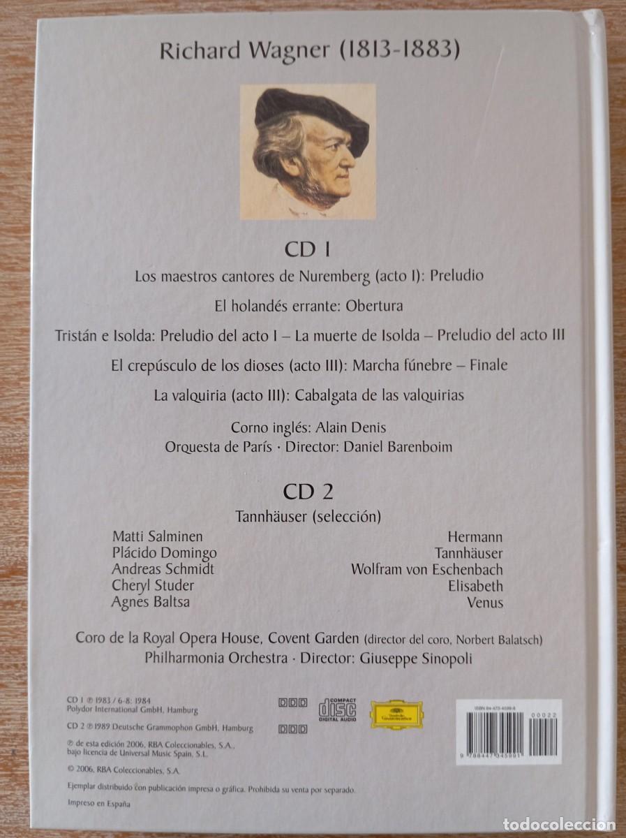 Libros de segunda mano: WAGNER - OBERTURAS -LIBRO + CD - Foto 4