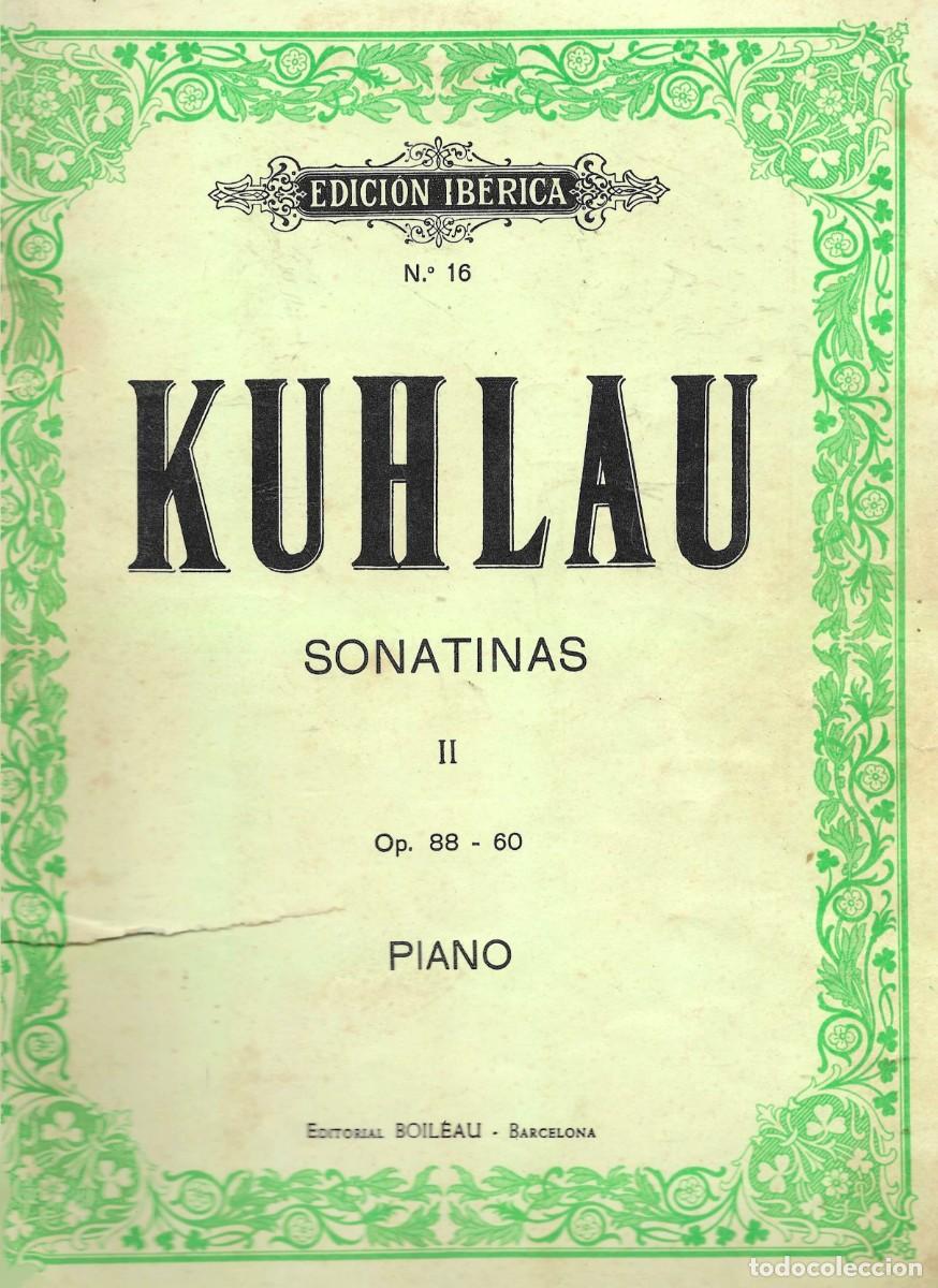 Libros de segunda mano: Sonatinas II Op.88-60. Piano. Kuhlau