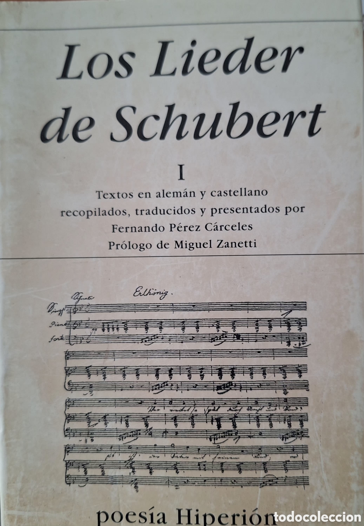 Libros de segunda mano: Los lieders de Schubert
