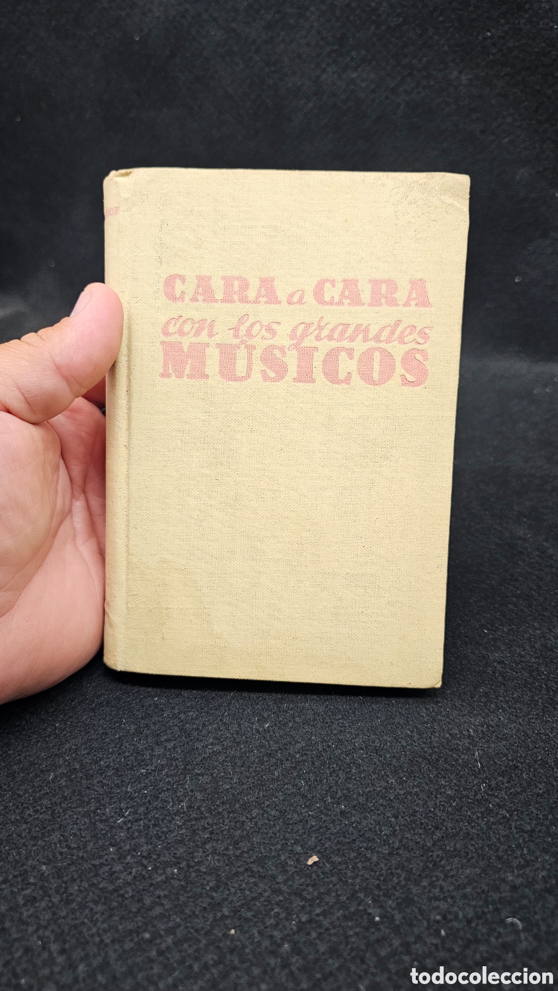 Libros de segunda mano: Cara a cara con los grandes m&uacute;sicos 1946