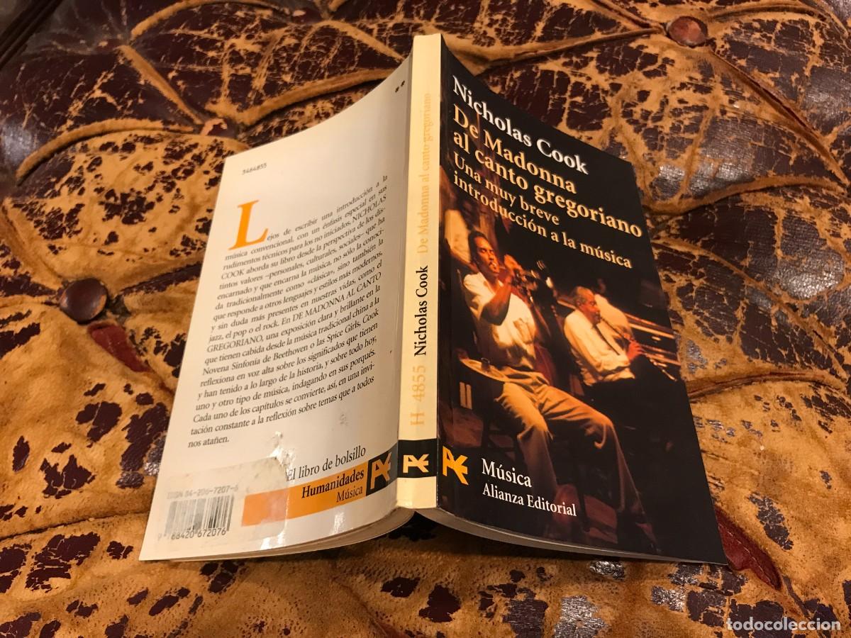 Libros de segunda mano: NICHOLAS COOK. DE MADONNA AL CANTO GREGORIANO... 2001