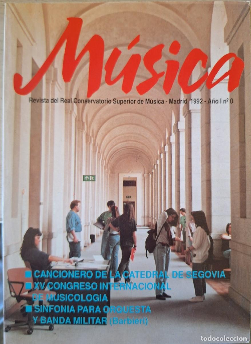 Libros de segunda mano: MUSICA. REVISTA DEL REAL CONSERVATORIO SUPERIO DE MUSICA. MADRID 1992 A&Ntilde;O I N&ordm; 0. CANCIONERO DE LA C
