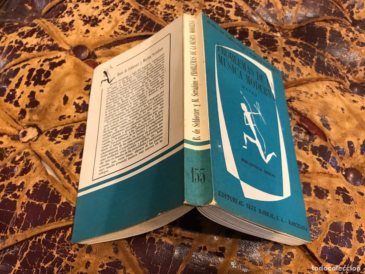 Libros de segunda mano: BORIS DE SCHLOEZER Y MARINA SCRIABINE. PROBLEMAS DE LA M&Uacute;SICA MODERNA. 1960