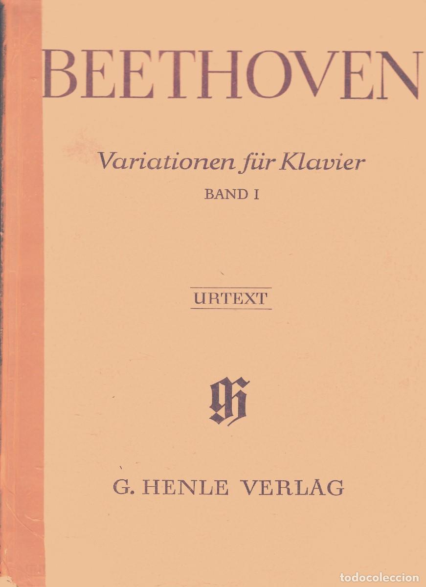 Libros de segunda mano: Variationen f&uuml;r Klavier. Band I. Beethoven