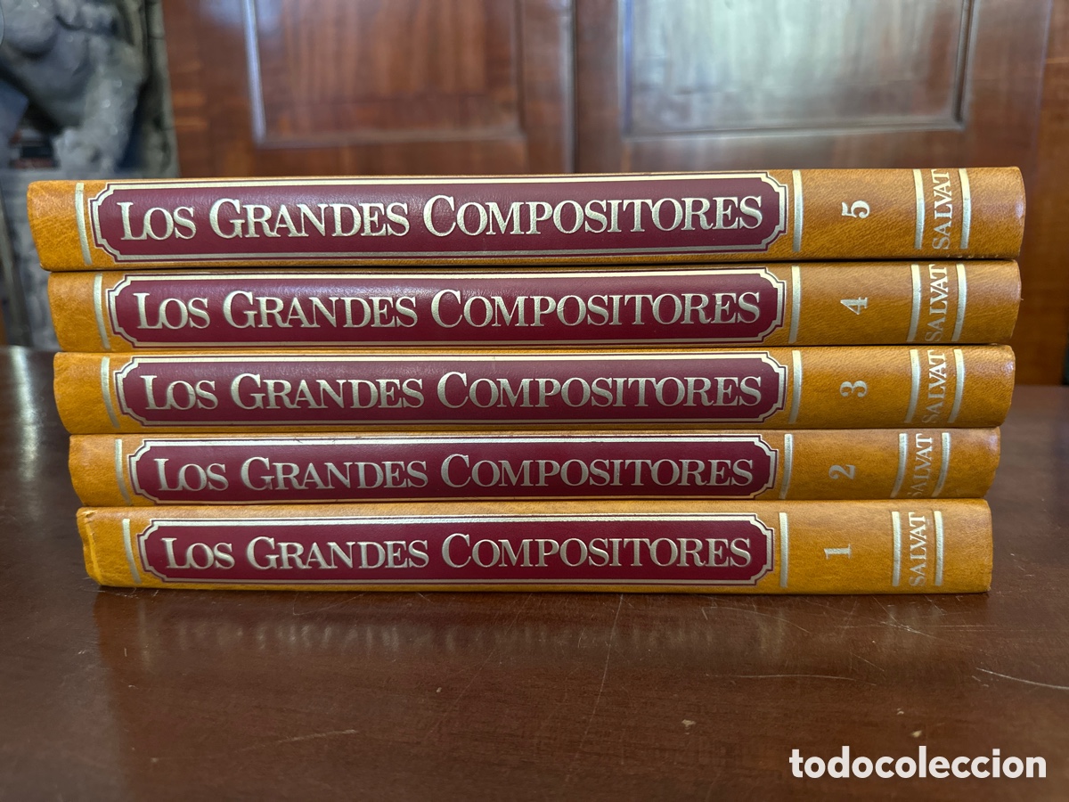 Libros de segunda mano: GRANDES COMPOSITORES (SALVAT) COMPLETA EN 5 TOMOS