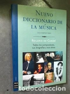 Libros de segunda mano: Nuevo diccionario de la m&uacute;sica (II) Compositores/Cand&eacute;, Roland de/Robinbook, 2002