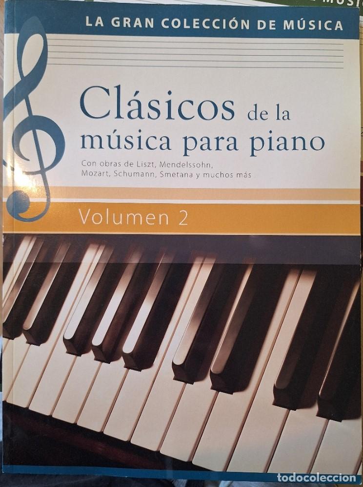 Libros de segunda mano: CLASICOS DE LA MUSICA PARA PIANO VOLUMEN 2. CON OBRAS DE LISZT, MENDELSSOHN, MOZART, SCHUMANN, SMETA