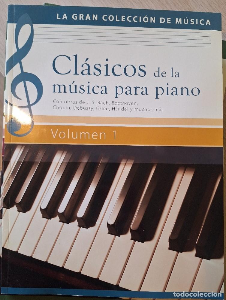 Libros de segunda mano: CLASICOS DE LA MUSICA PARA PIANO VOLUMEN 1. CON OBRAS DE J.S. BACH, BEETHOVEN, CHOPIN, DEBUSSY, GRIE