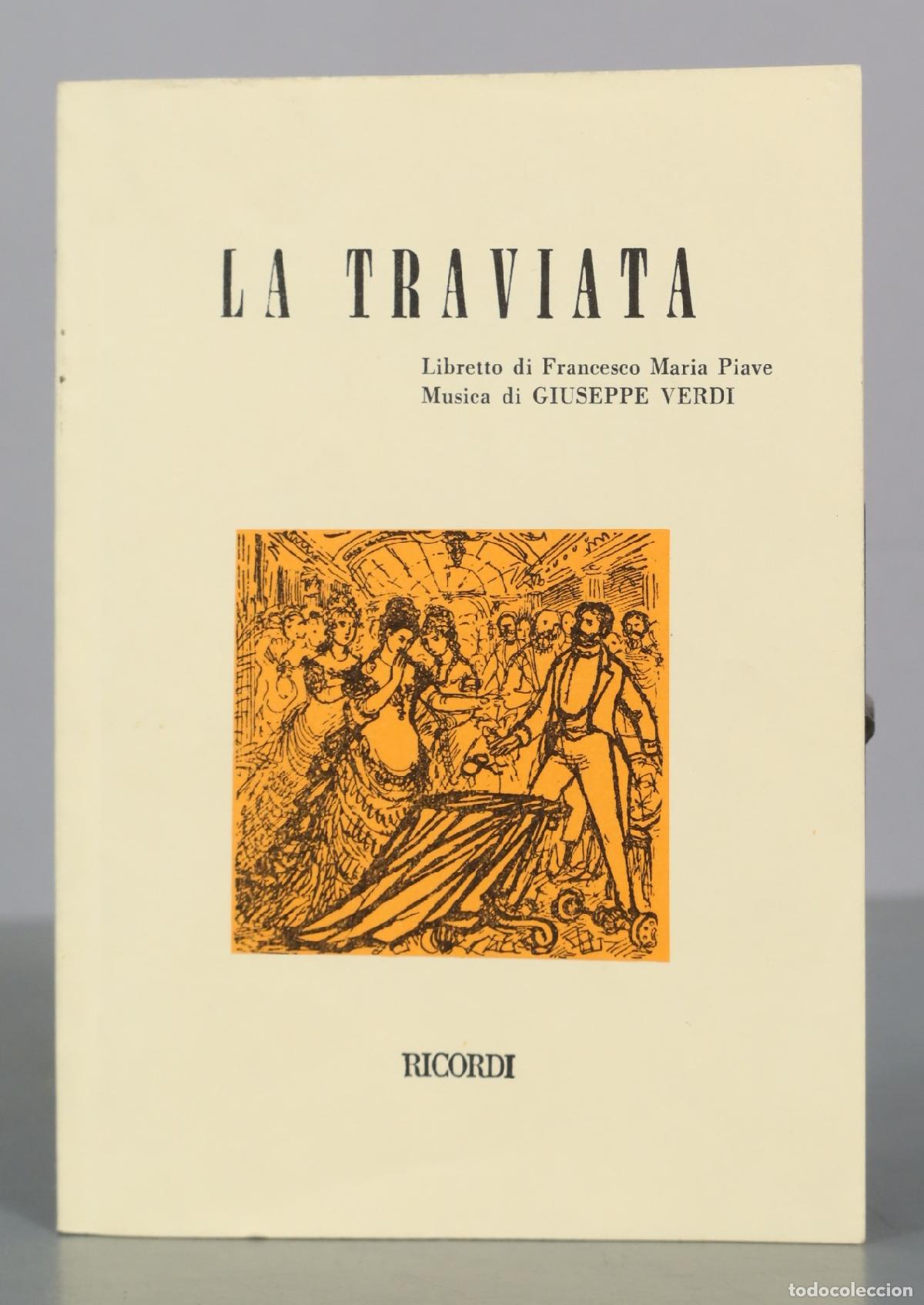 Libros de segunda mano: La Traviata - Francesco Maria Piave, Giuseppe Verdi - Ricordi